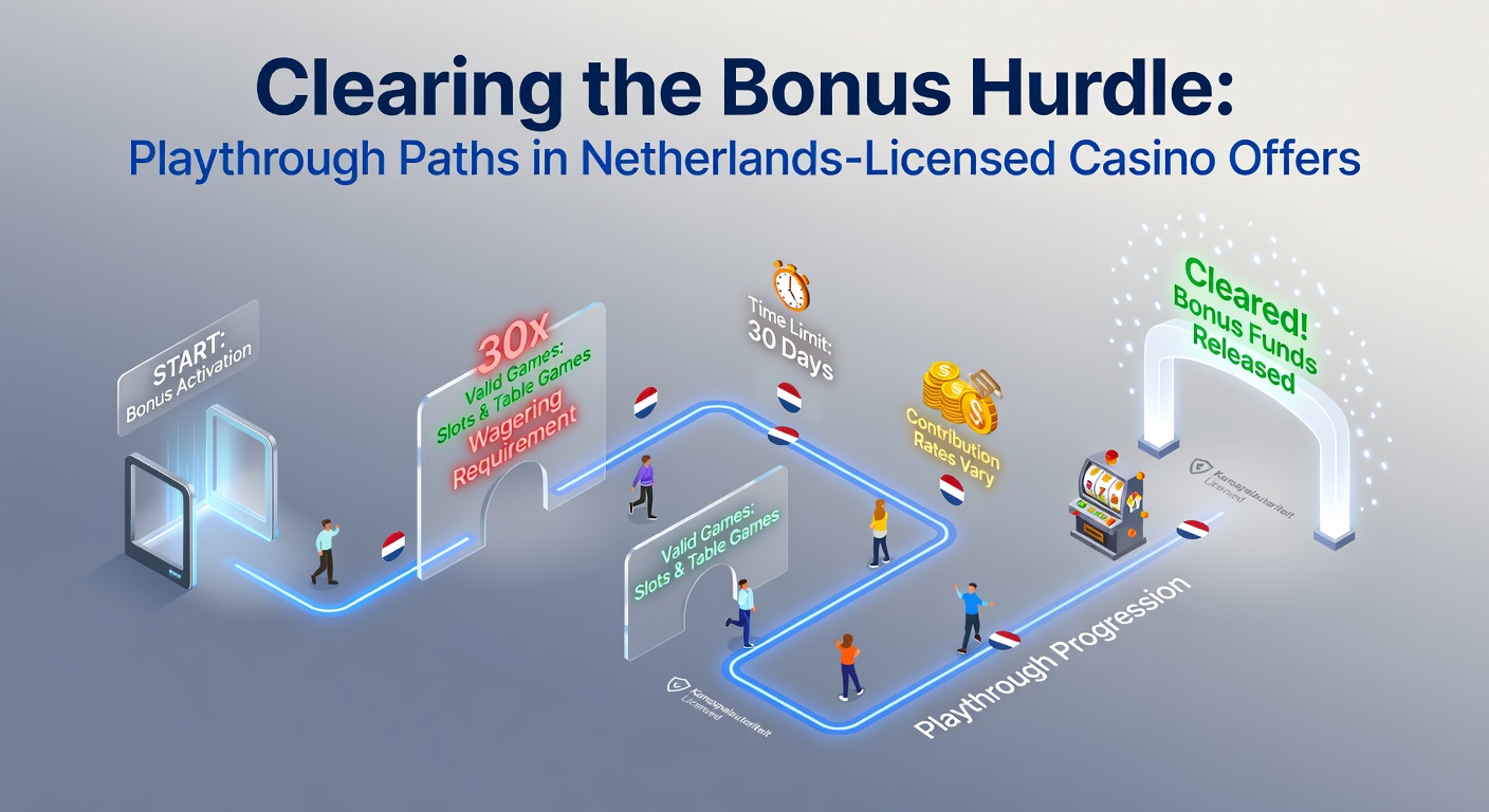 Grafiek met playthrough multipliers voor slots en tafelspellen in Nederlandse online casinos, gebaseerd op KSA-regels