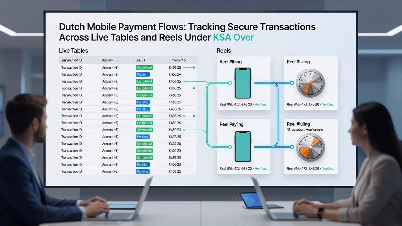 Detail van beveiligde transactie tracking bij Nederlandse gokreels en live tafels