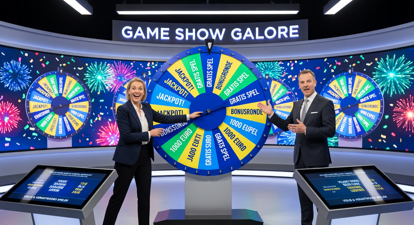 Dealer bij een live Crazy Time game show, met spelers die via app inzetten op een Nederlands gereguleerd platform