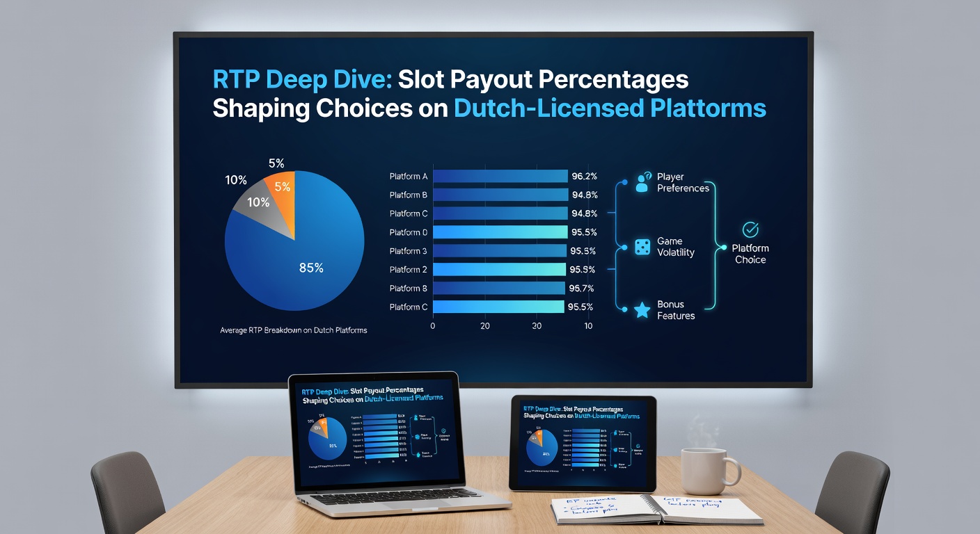 Vergelijkende tabel van RTP-scores voor top-slots op Nederlandse sites, met kolommen voor titel, provider en uitbetalingspercentage