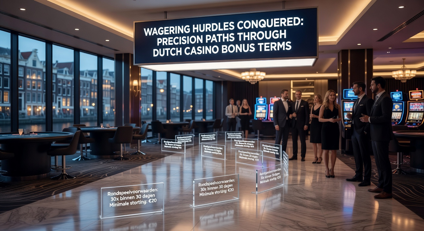 Grafiek met wagering multipliers en contribution rates bij Nederlandse casinos, inclusief succesvolle clearance voorbeelden