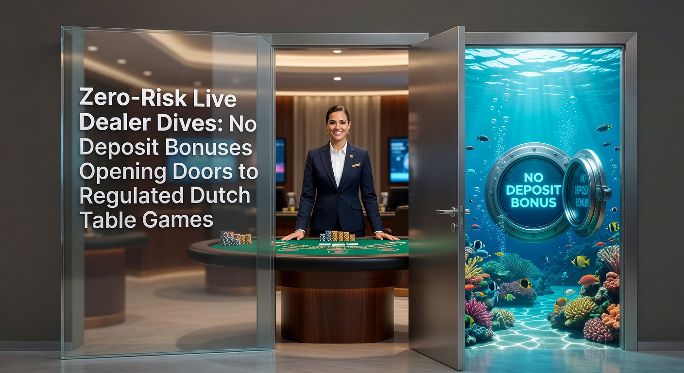 Live dealer blackjack tafel met Nederlandse speler die een no deposit bonus gebruikt, onder KSA-toezicht